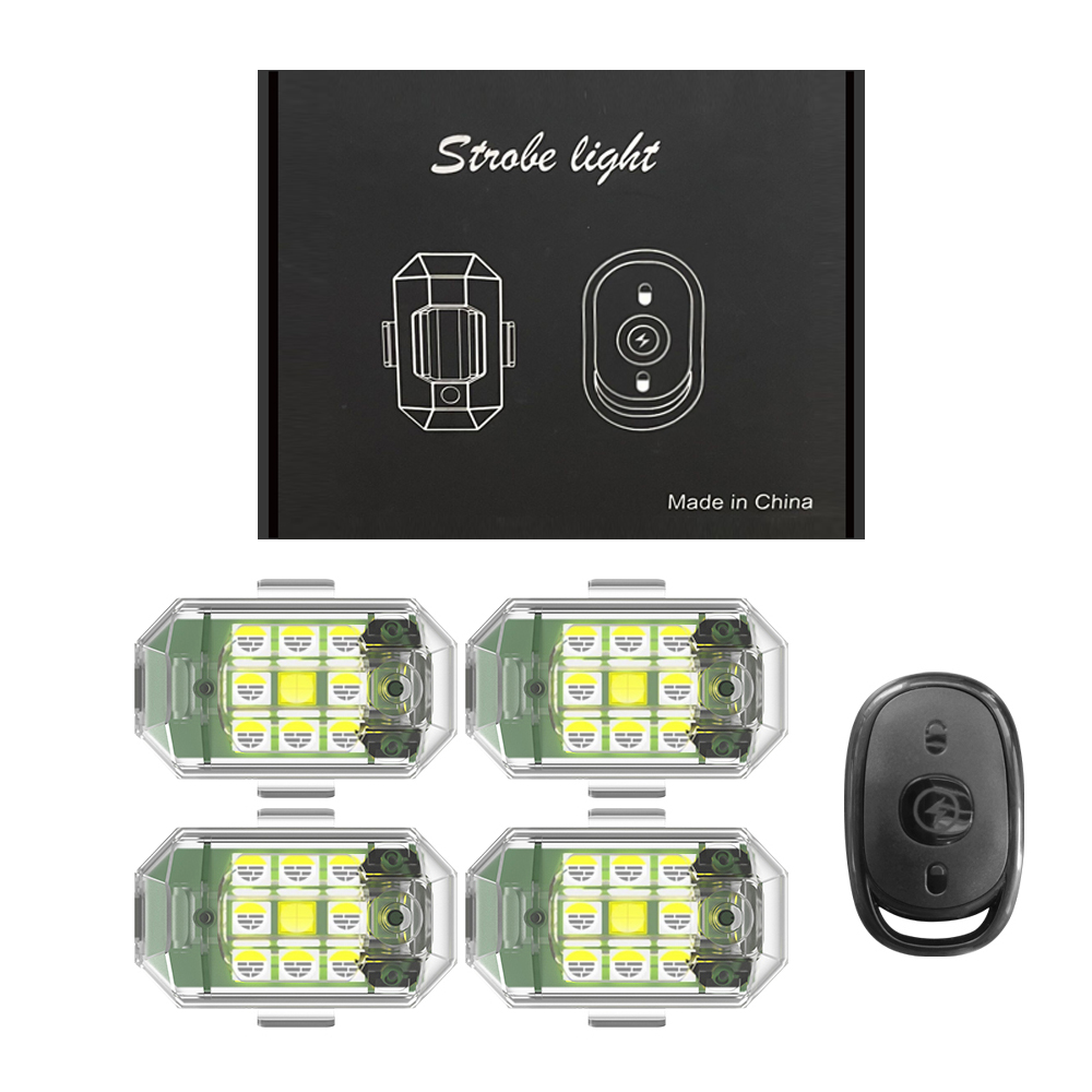 Drone Beacon Light - 1/2/4 pezzi luce stroboscopica per drone