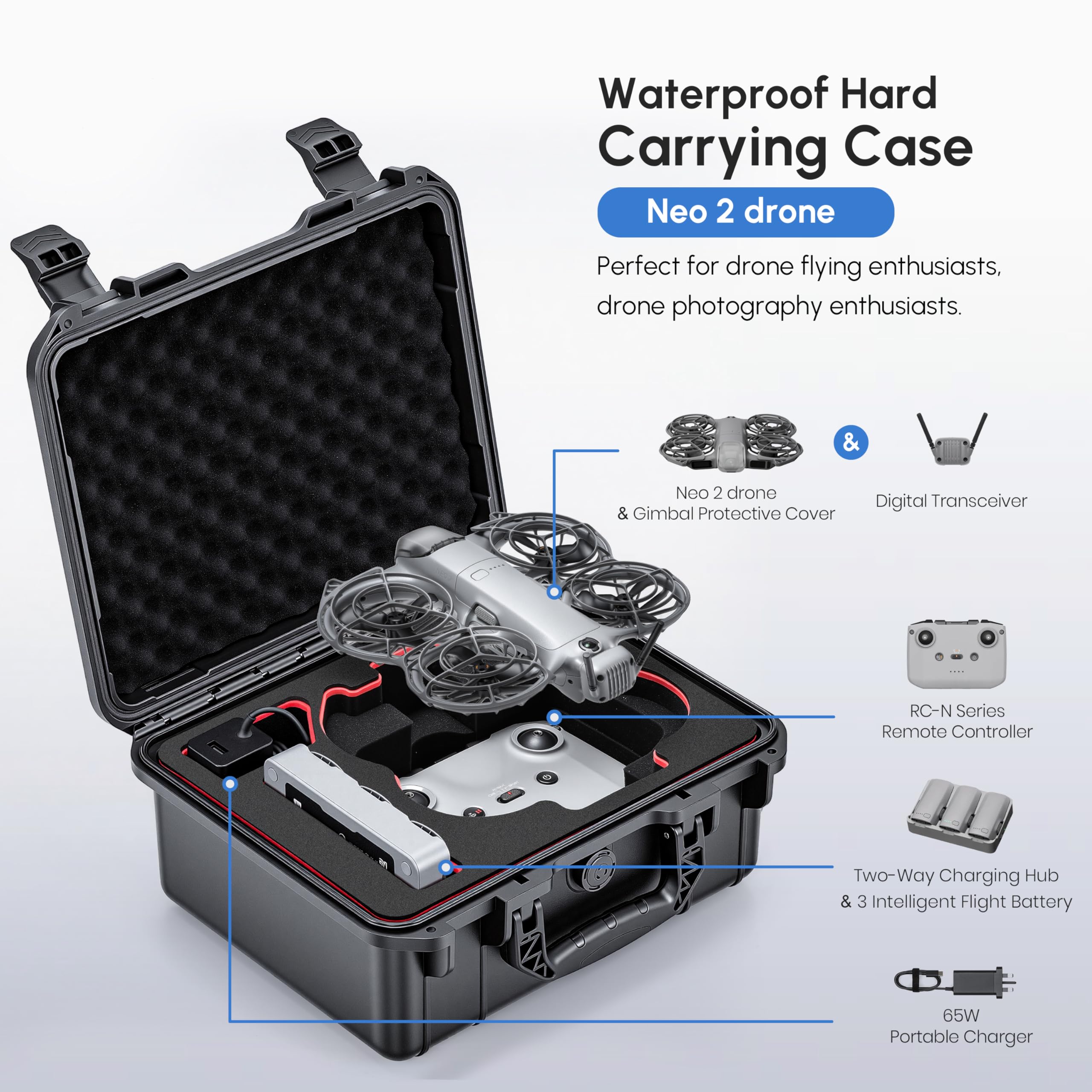 Custodia NEO 2, Valigetta Rigi - Drone Controller Hood recensione e prezzo
