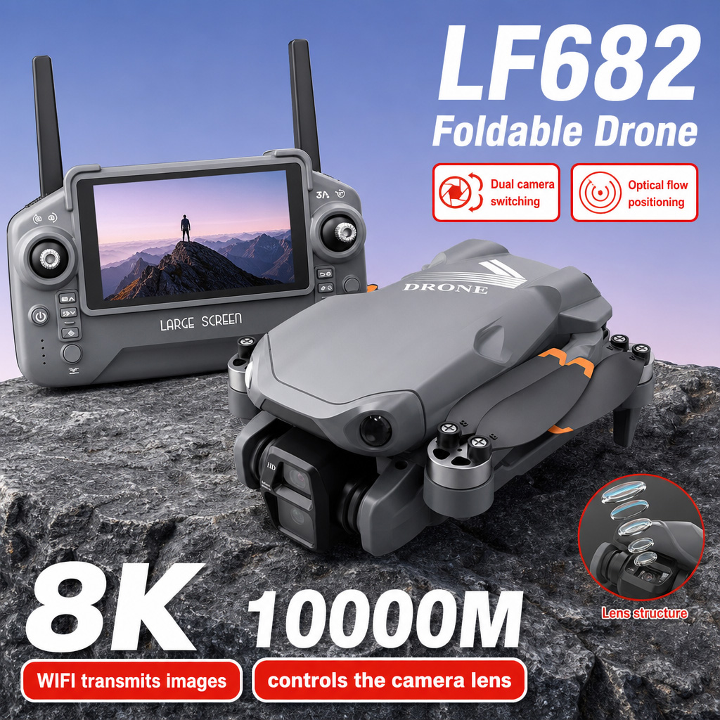Drone Aereo LF682 con Doppia F - Drone Battery Adapter recensione e prezzo