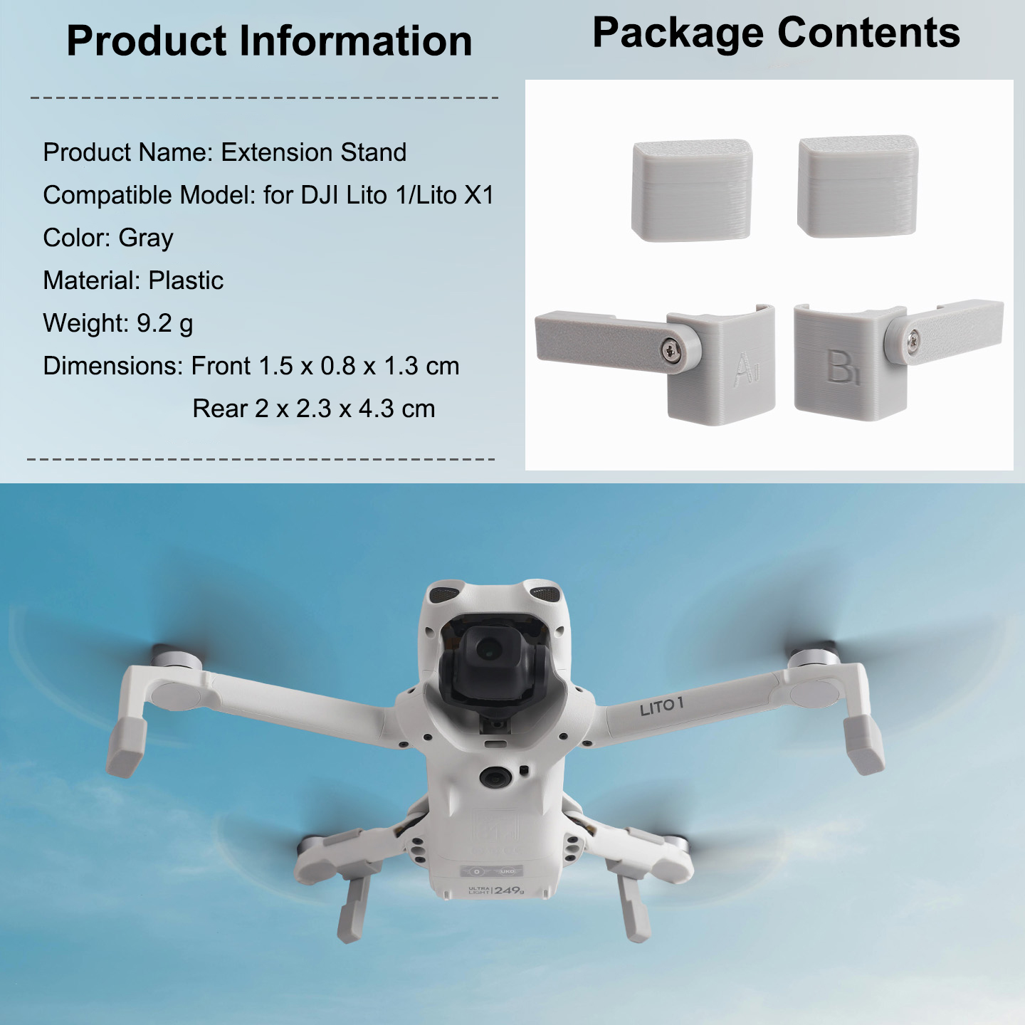 Estensore del Carrello di Atte - Drone Landing Pad recensione e prezzo